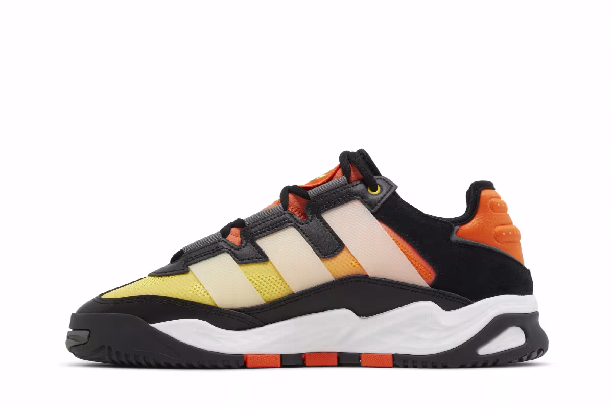 Adidas Niteball Black Impact Orange Gradient, view 4