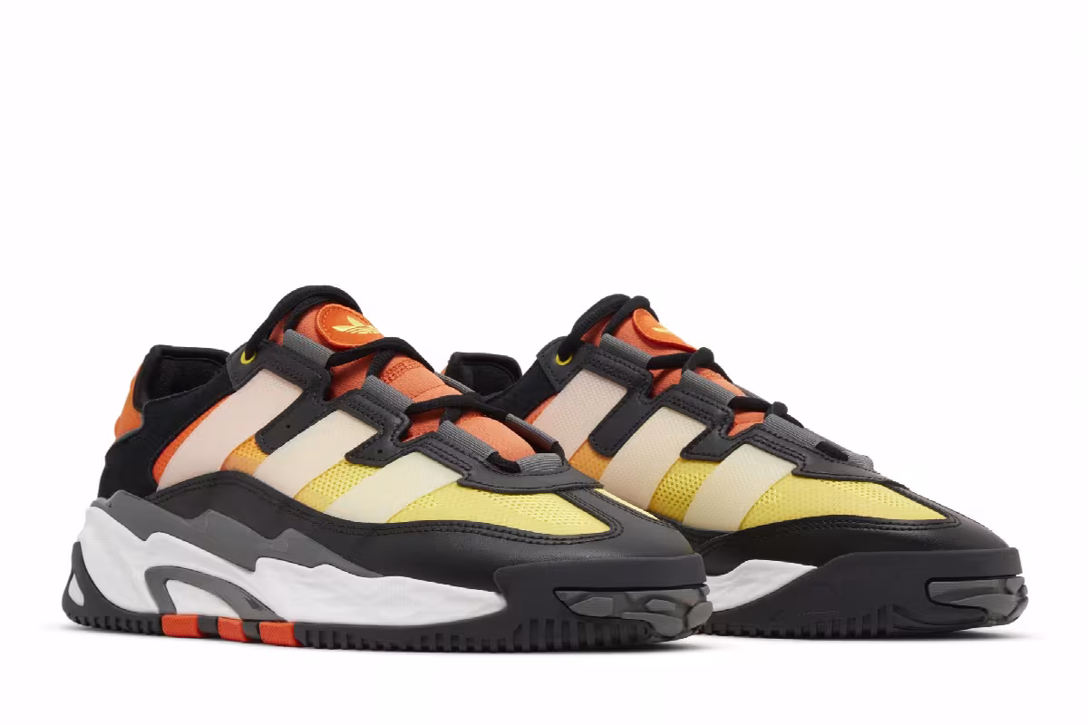 Adidas Niteball Black Impact Orange Gradient, view 9