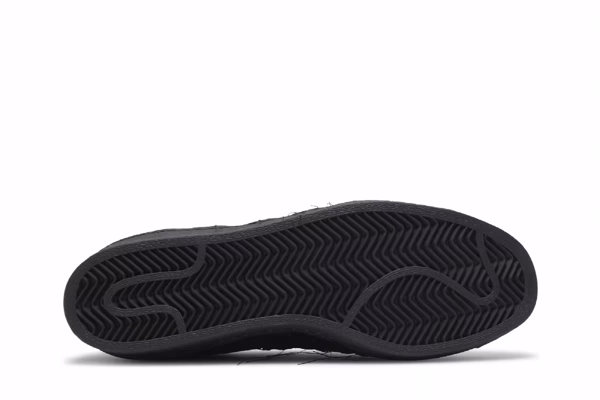 adidas Y-3 Superstar Triple Black, view 5