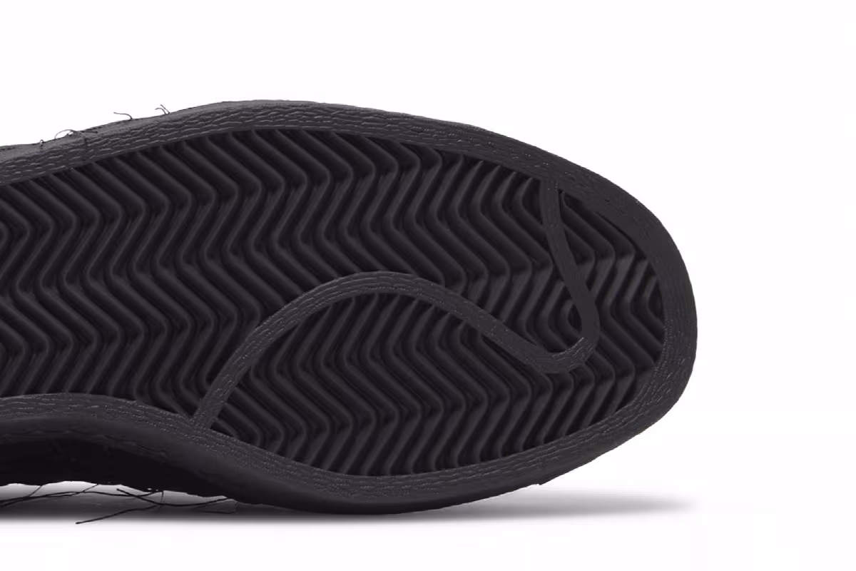 adidas Y-3 Superstar Triple Black, view 6