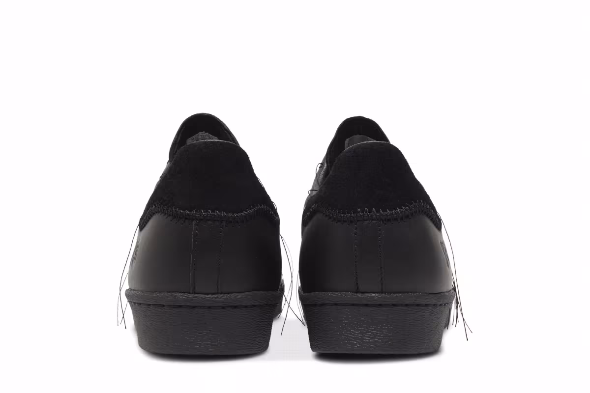 adidas Y-3 Superstar Triple Black, view 7