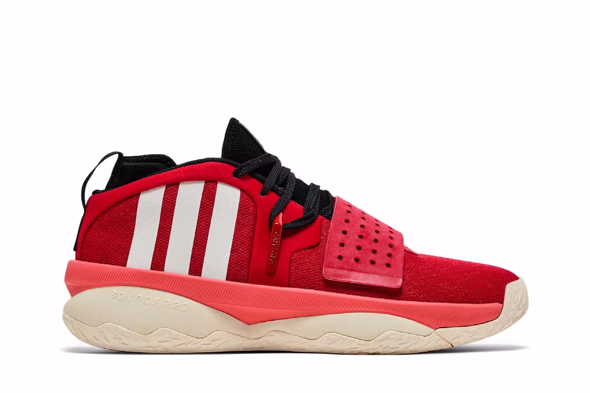 adidas Dame 8 EXTPLY Scarlet, view 2