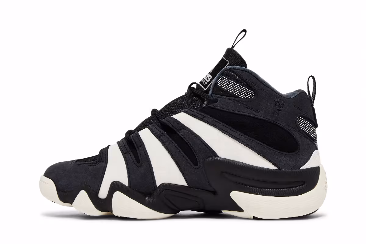 adidas Crazy 8 Black White 2023, view 4