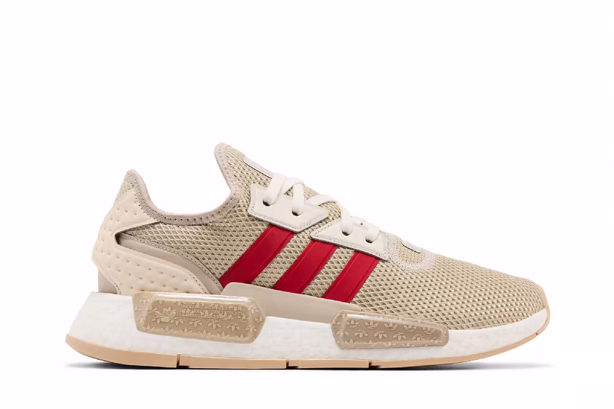 adidas NMD_G1 Wonder Beige Red, view 2