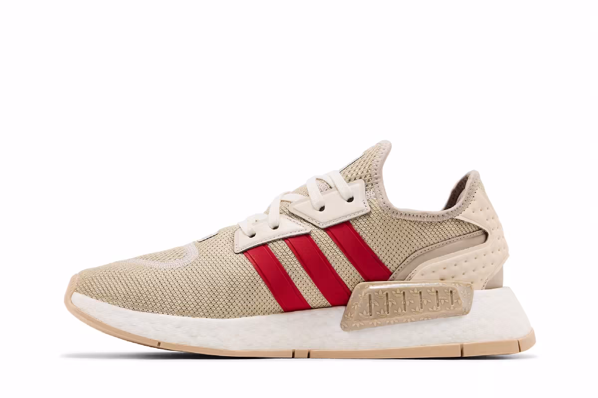 adidas NMD_G1 Wonder Beige Red, view 4
