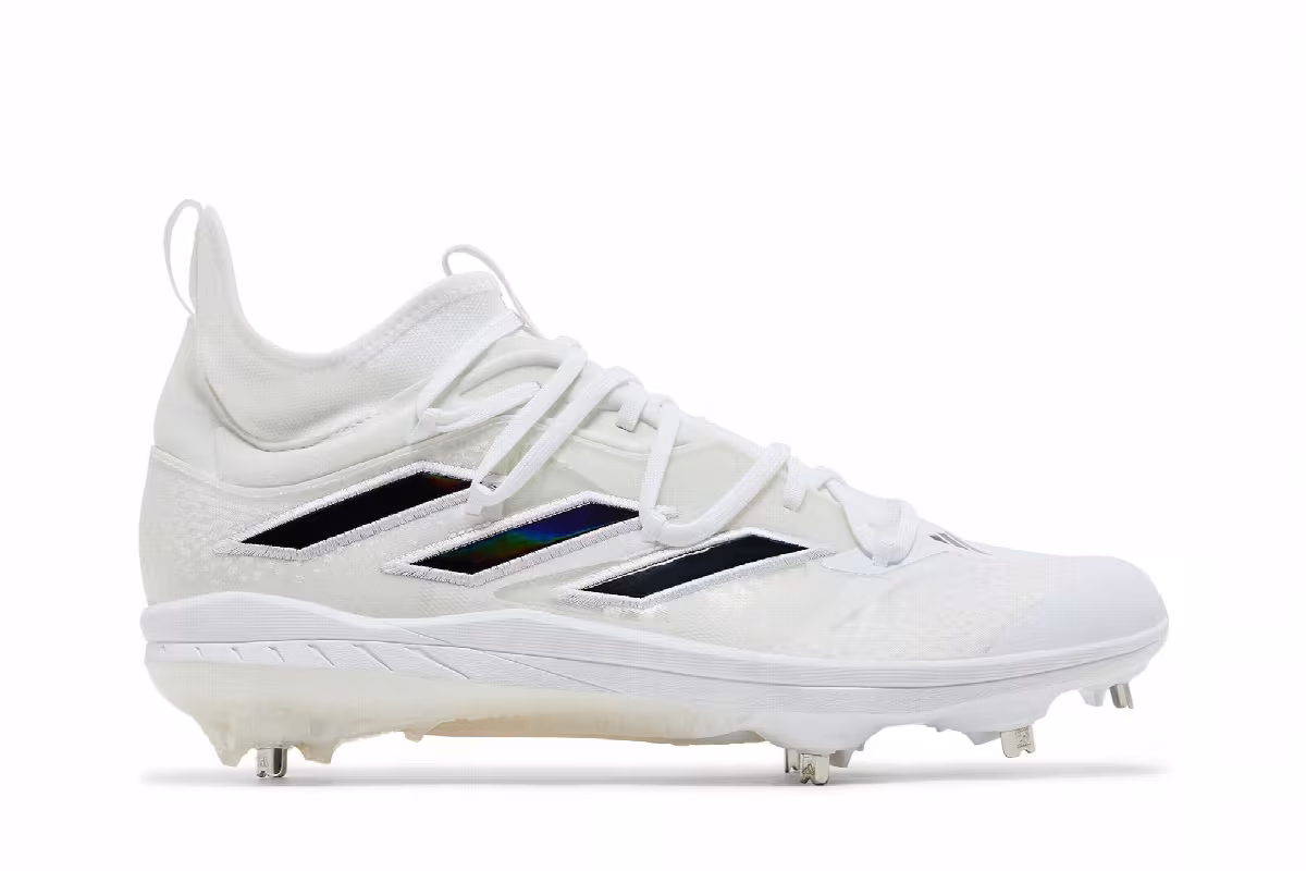 adidas Adizero Afterburner 9 NWV White Black Iridescent, view 2
