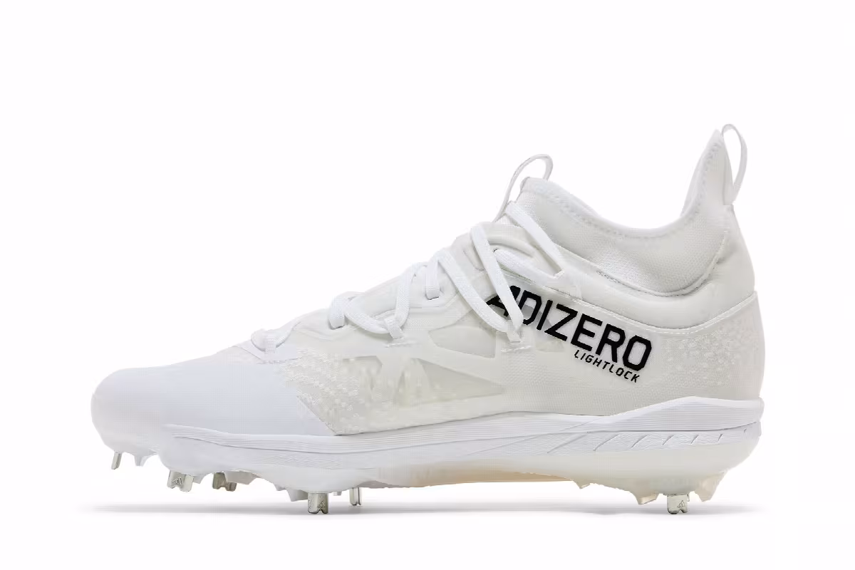 adidas Adizero Afterburner 9 NWV White Black Iridescent, view 4