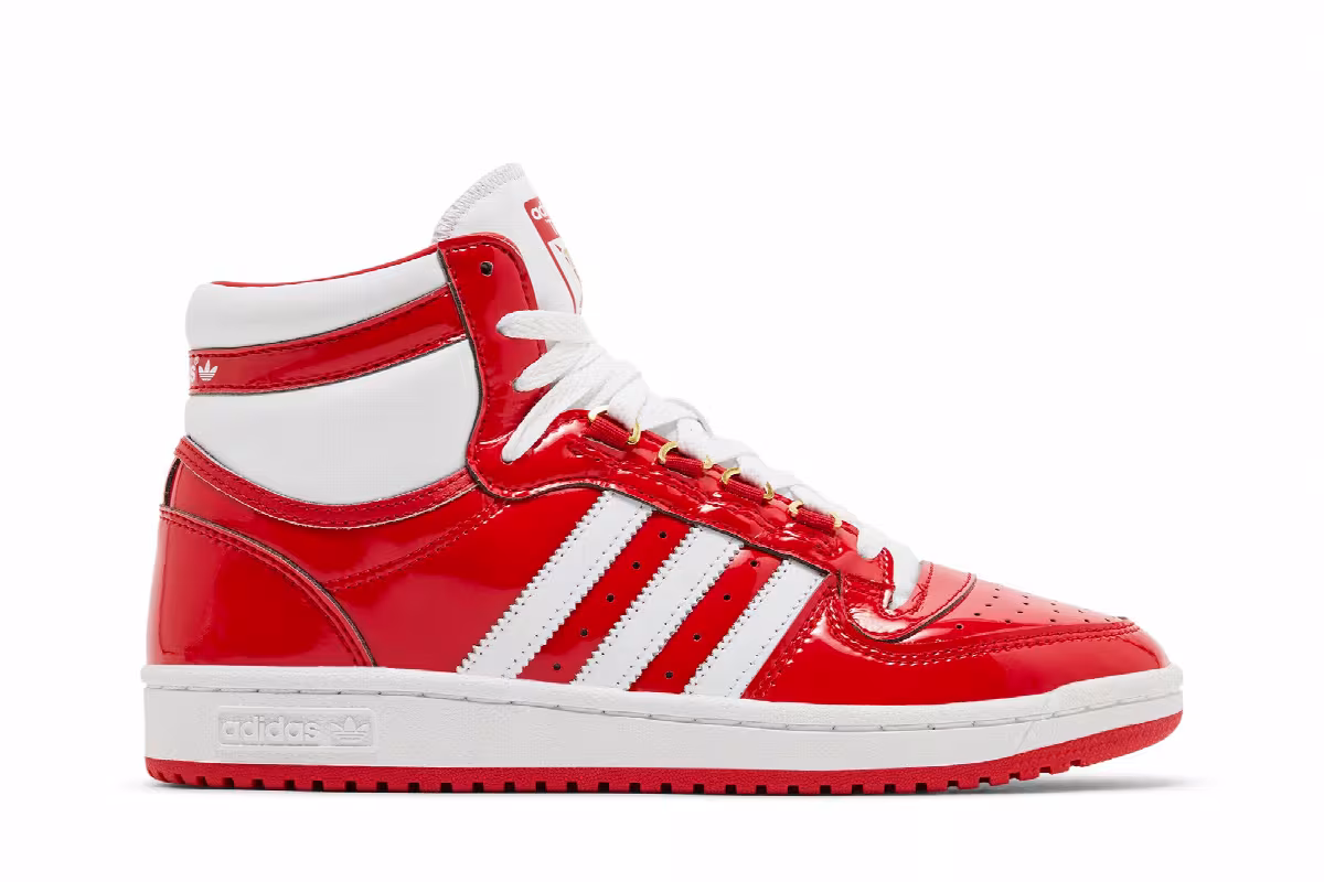adidas Top Ten RB Scarlet White Gold, view 2