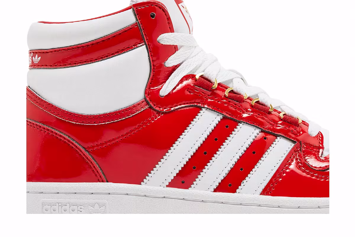 adidas Top Ten RB Scarlet White Gold, view 3