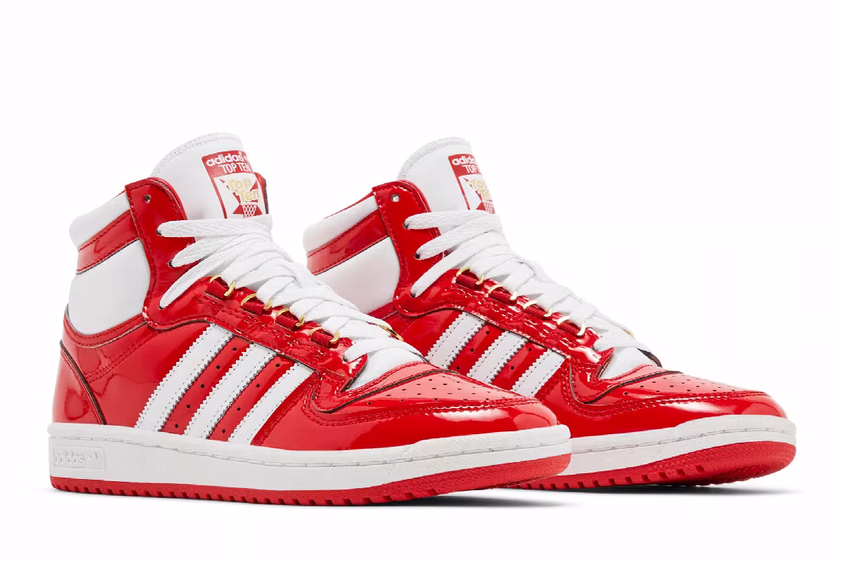 adidas Top Ten RB Scarlet White Gold, view 9