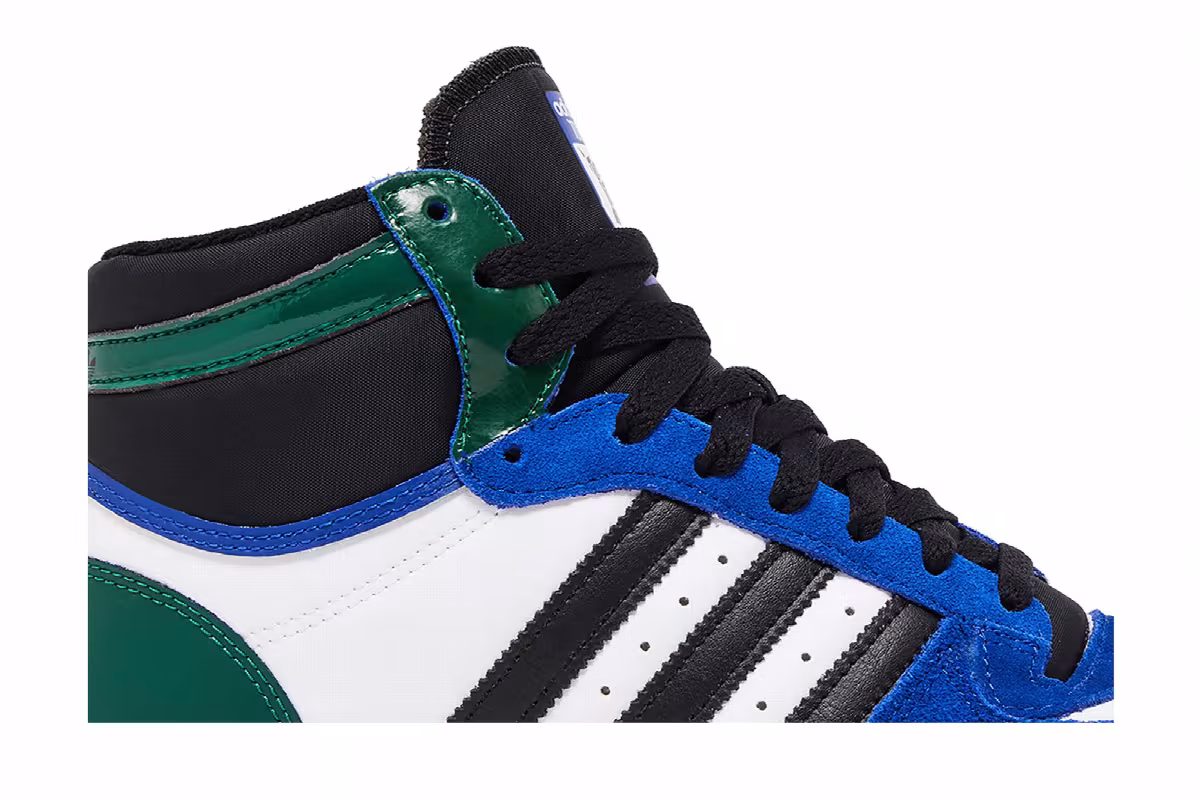 Adidas Top Ten RB Lucid Blue Green, view 3