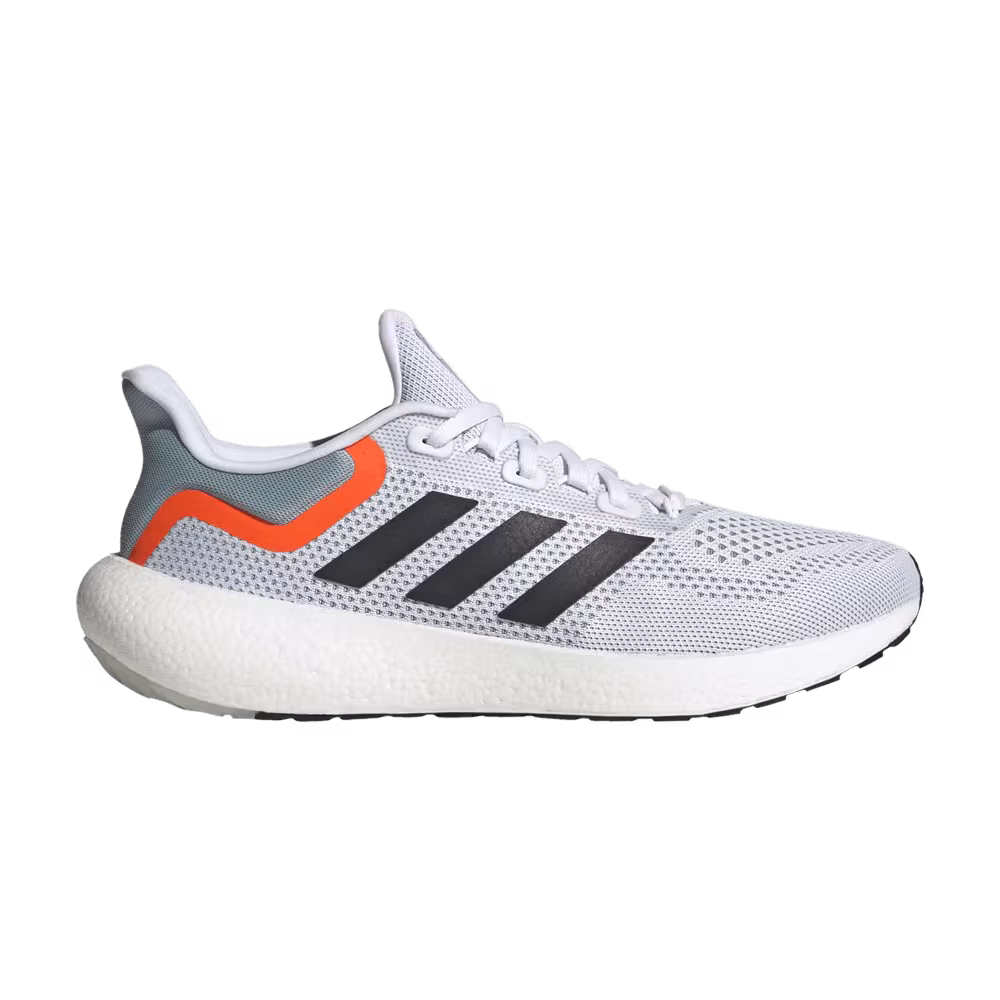 Adidas PureBoost 22 White Magic Grey Orange
