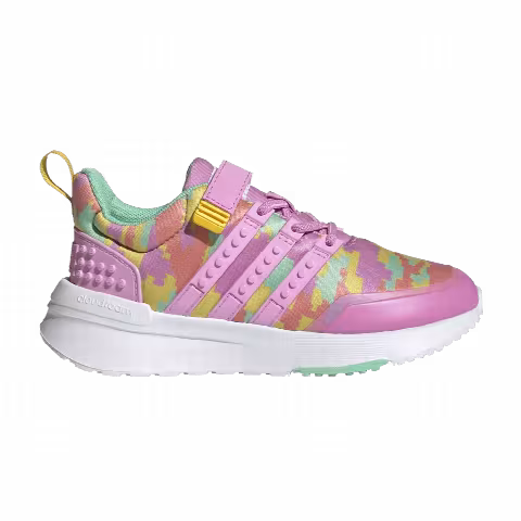 LEGO x adidas Racer TR21 EL Little Kid 'Digi Camo - Bliss Orchid'