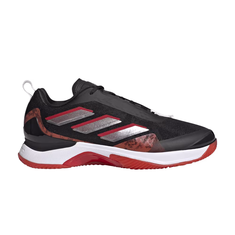 Adidas Women's Avacourt Clay Court Black Scarlet