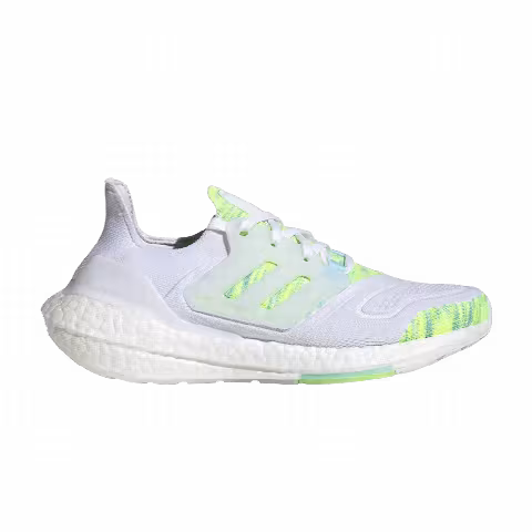 Adidas Wmns UltraBoost 22 'White Bliss Blue Yellow'