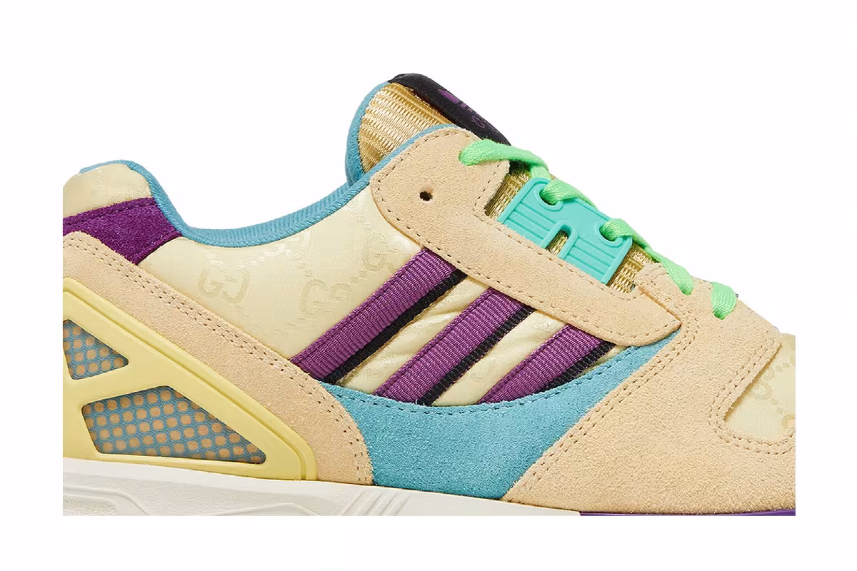 Gucci x adidas Women's ZX 8000 Beige GG Monogram, view 3