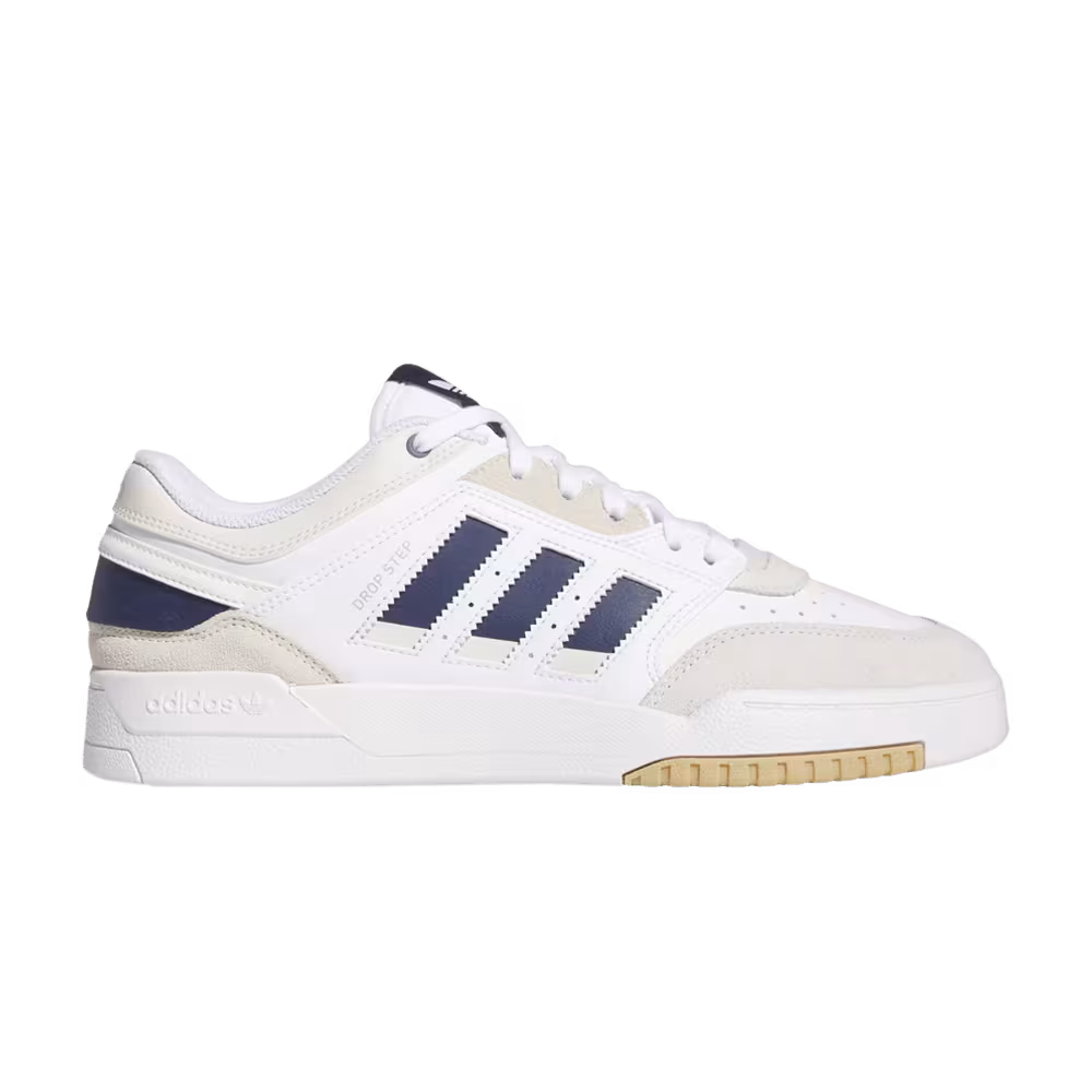 Adidas Drop Step Low White Team Navy Blue