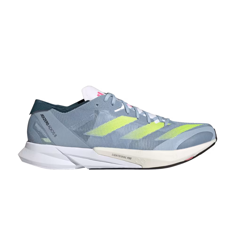 Adidas Adizero Adios 8 Wonder Blue Lucid Lemon
