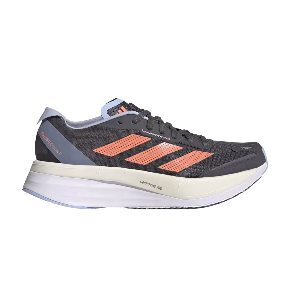 Adidas Women's Adizero Boston 11 Grey Coral Fusion