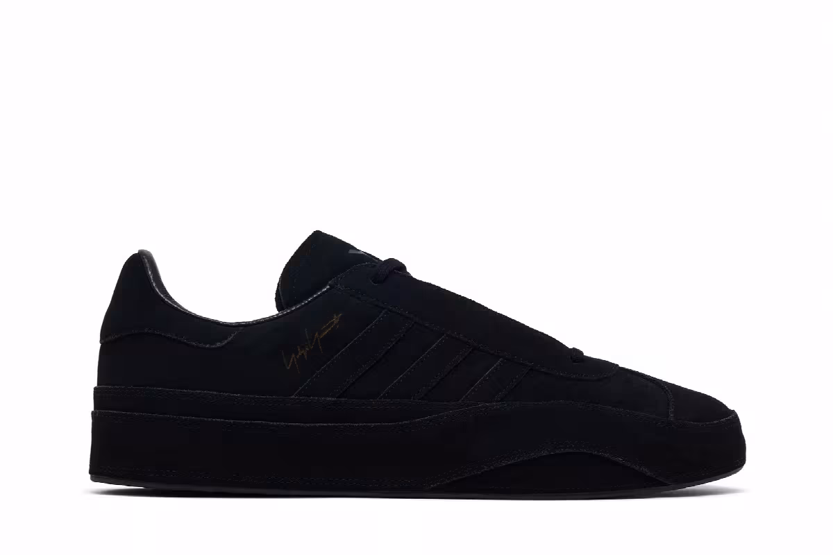 adidas Y-3 Gazelle Triple Black, view 2
