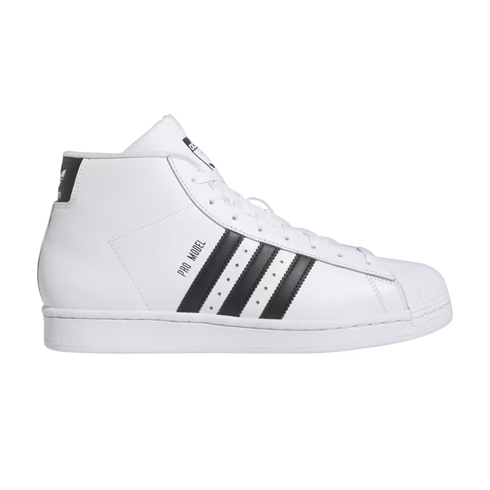 adidas Pro Model Mid White Black