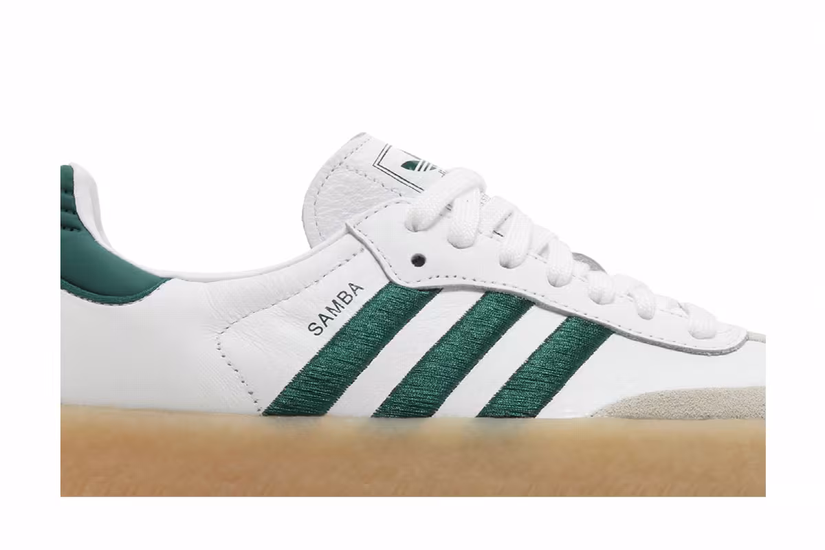 adidas Women's Sambae White Green Gum, view 3
