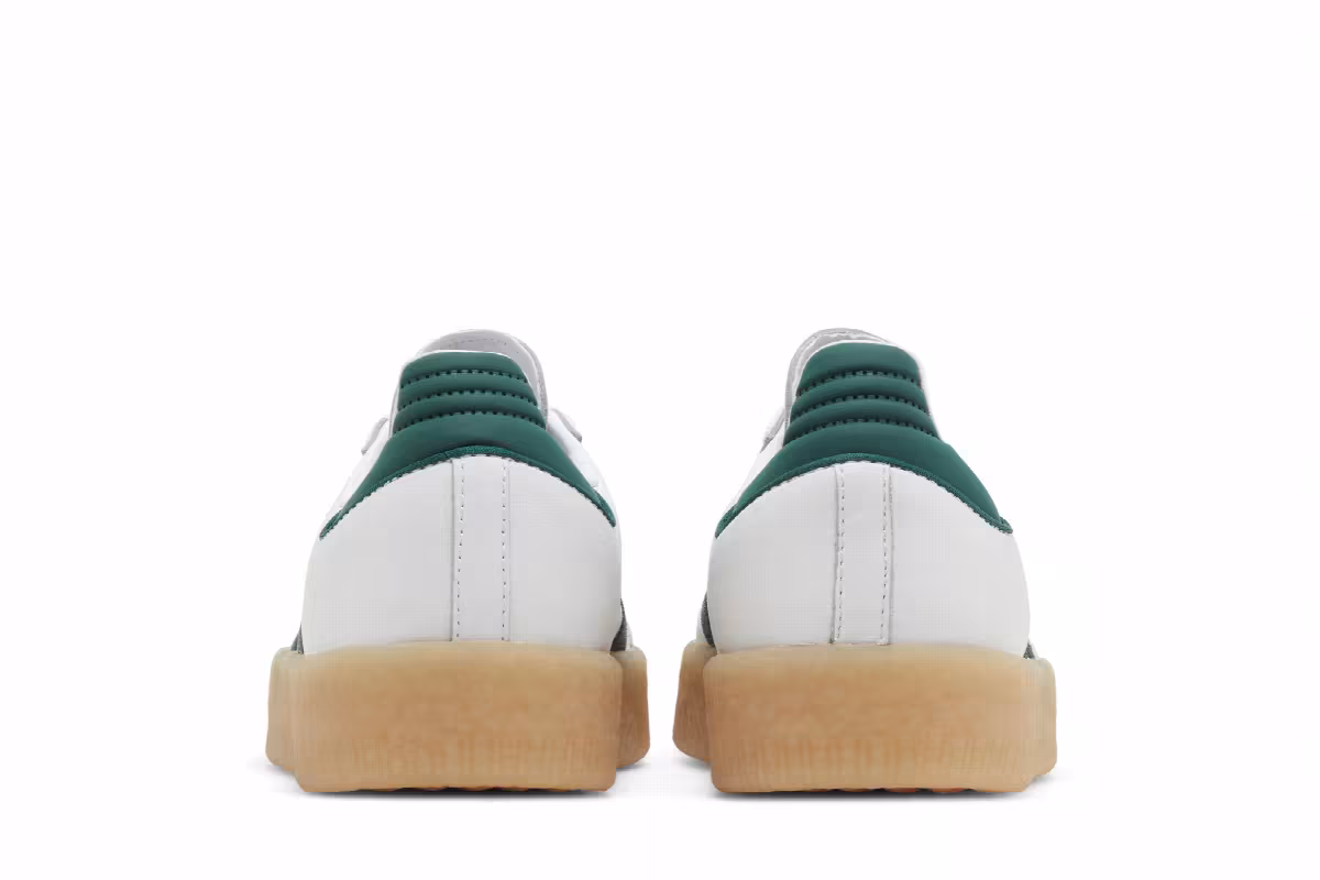 adidas Women's Sambae White Green Gum, view 7
