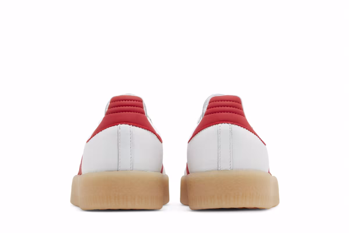 adidas Women's Sambae White Scarlet Gum, view 7