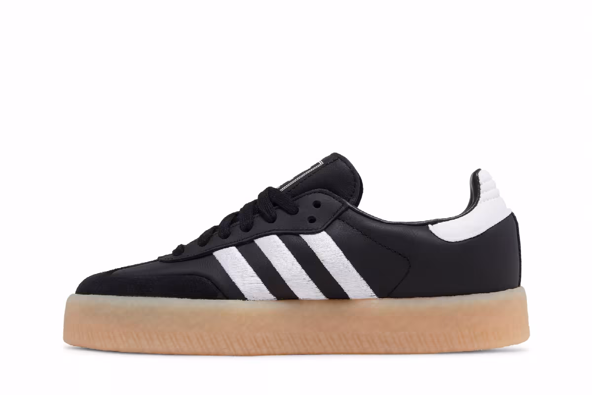 adidas Women's Sambae Black White Gum, view 4