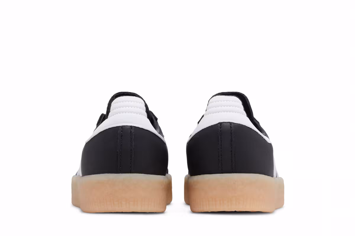 adidas Women's Sambae Black White Gum, view 7