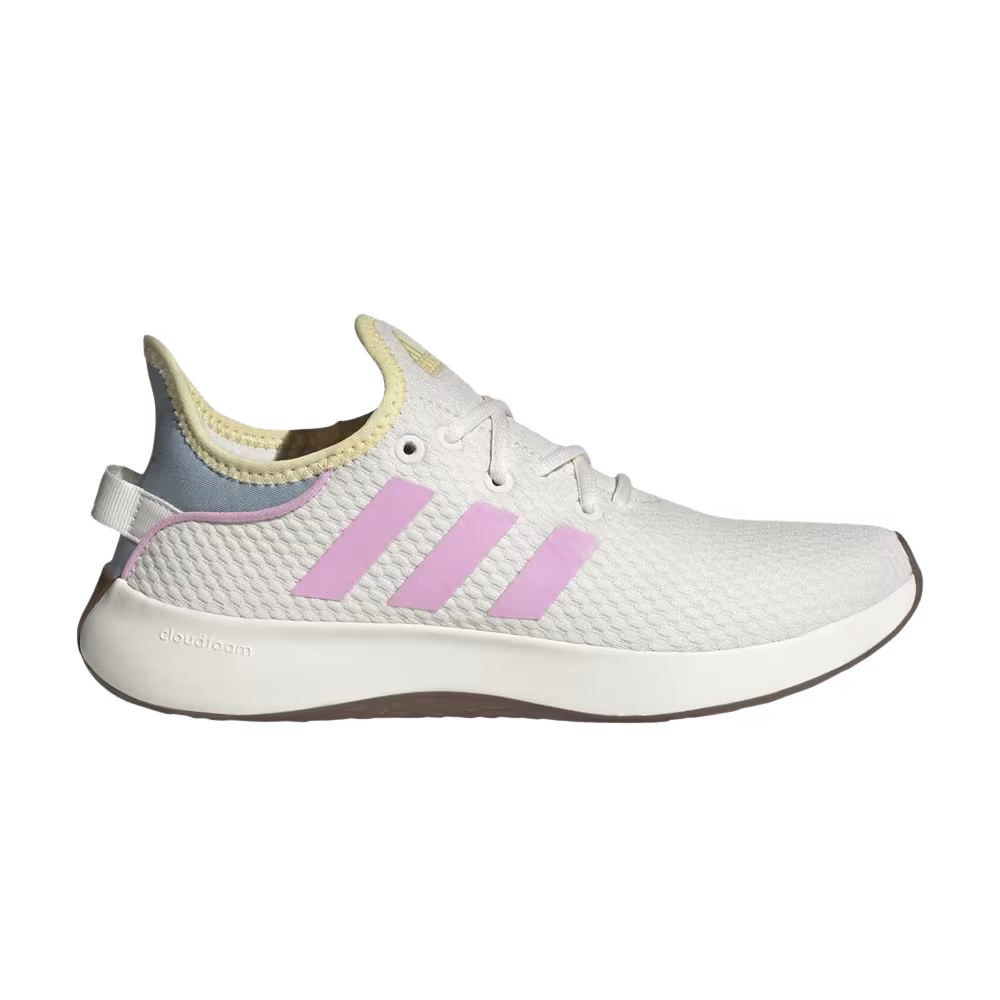 Adidas Women's Cloudfoam Pure Off White Bliss Lilac