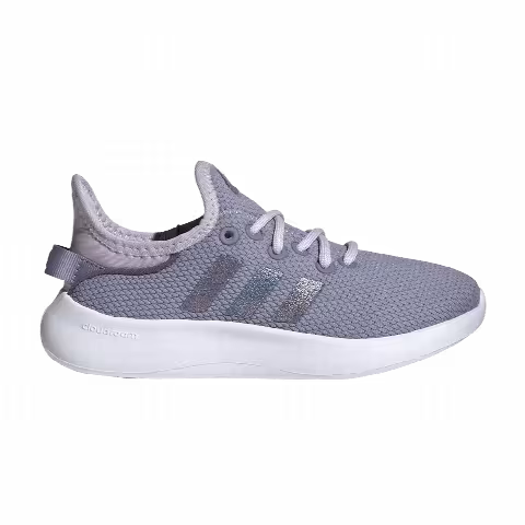 Adidas Cloudfoam Pure Big Kid 'Silver Violet Glitter'