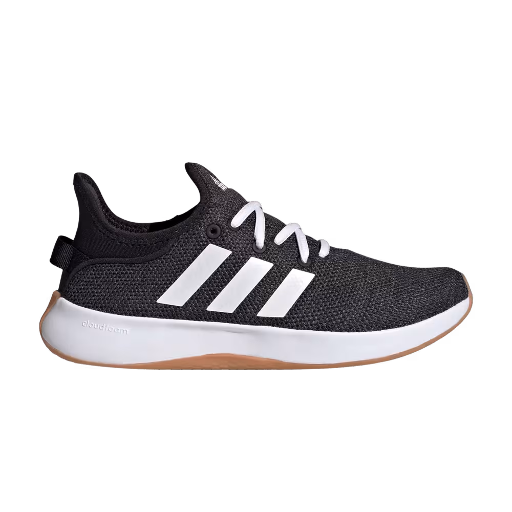 Adidas Women's Cloudfoam Pure Black White Gum
