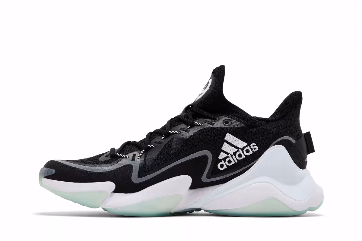 adidas Mahomes 1 Impact FLX Black White, view 4