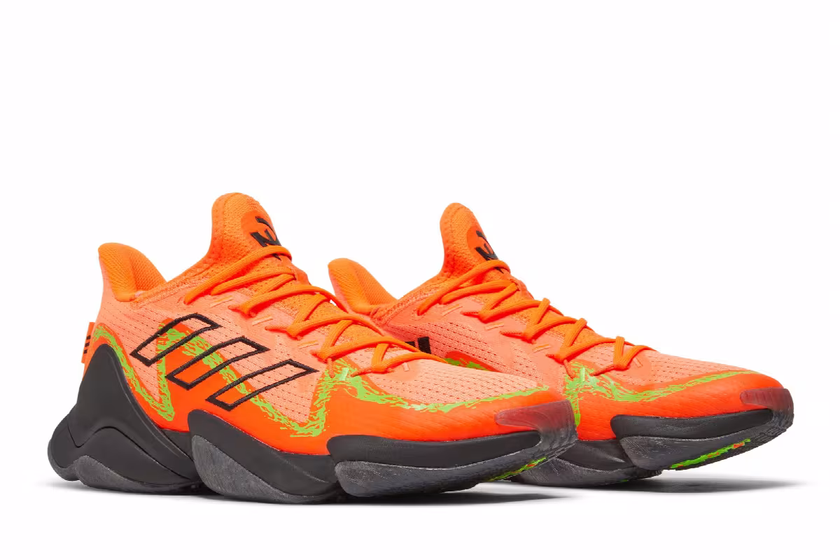 adidas Mahomes 1 Impact FLX Poison, view 9
