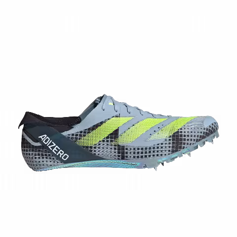 adidas Adizero Finesse Spikes 'Wonder Blue Lucid Lemon'