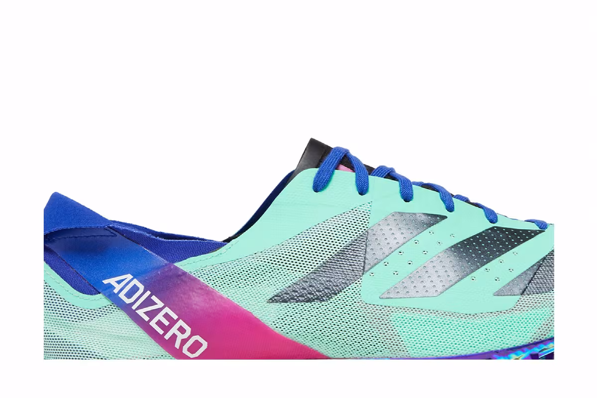 adidas Adizero Finesse Spikes Pulse Mint Lucid Blue, view 3