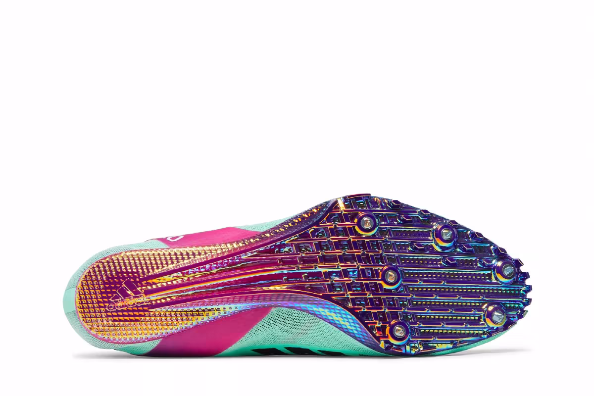 adidas Adizero Finesse Spikes Pulse Mint Lucid Blue, view 5