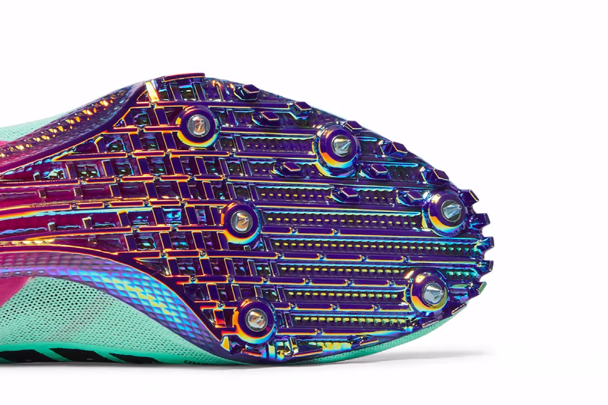 adidas Adizero Finesse Spikes Pulse Mint Lucid Blue, view 6