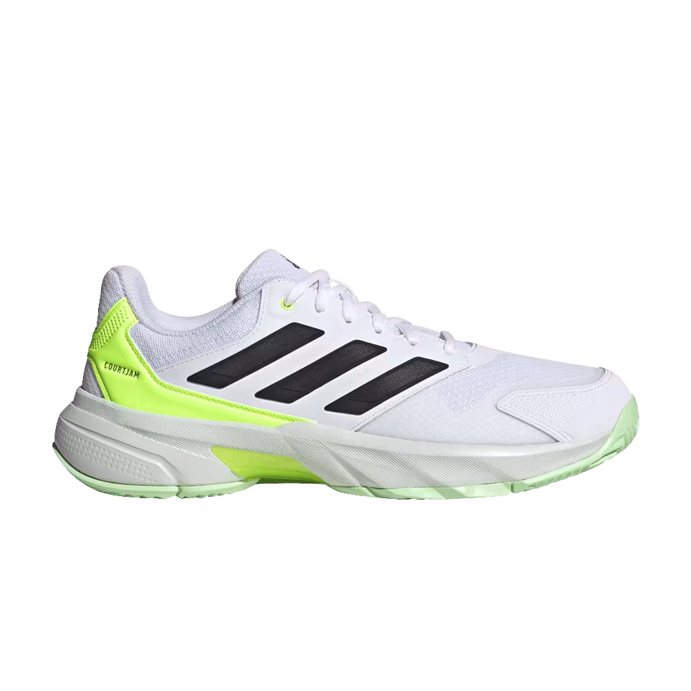 Adidas CourtJam Control 3 White Lucid Lemon