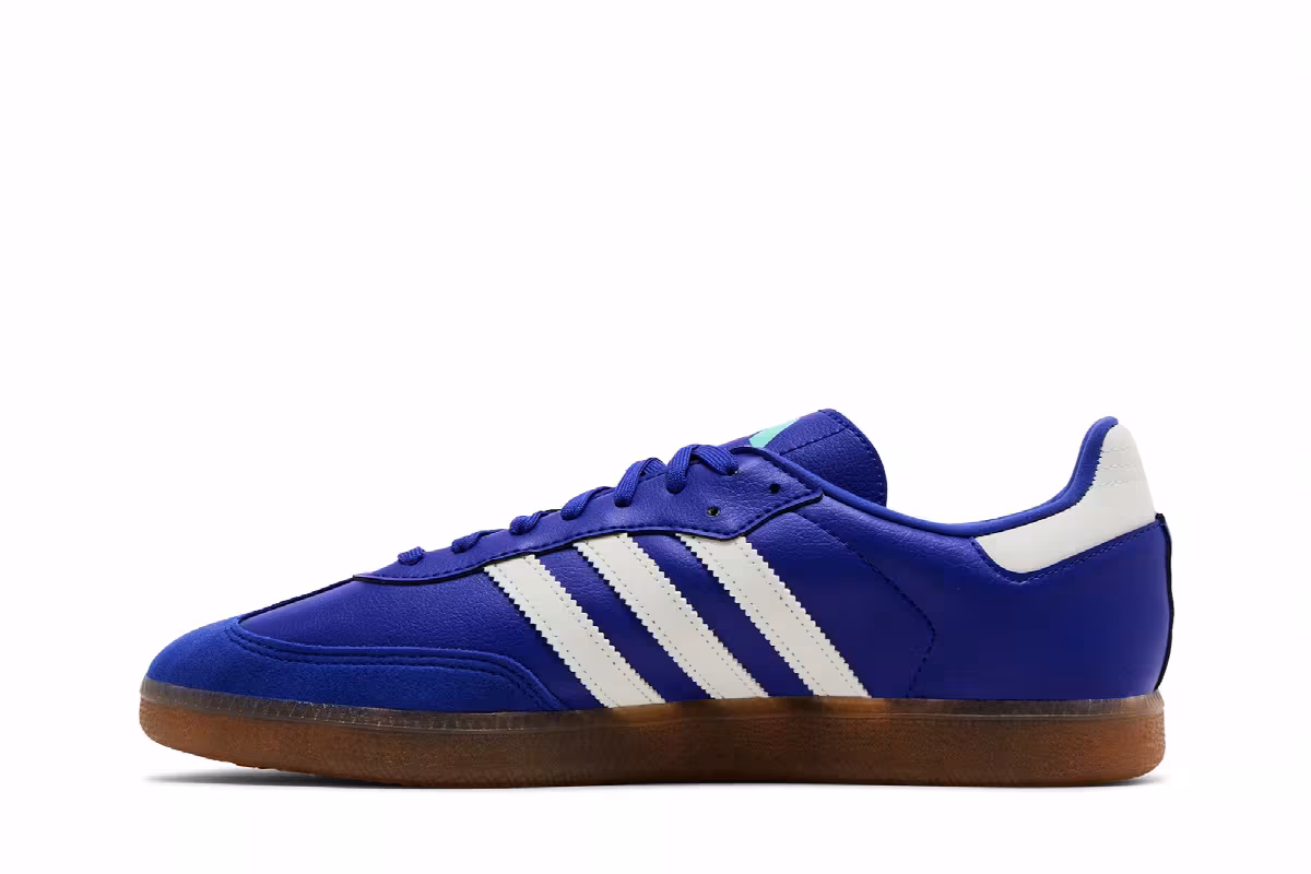 adidas Velosamba Vegan Lucid Blue Gum, view 4