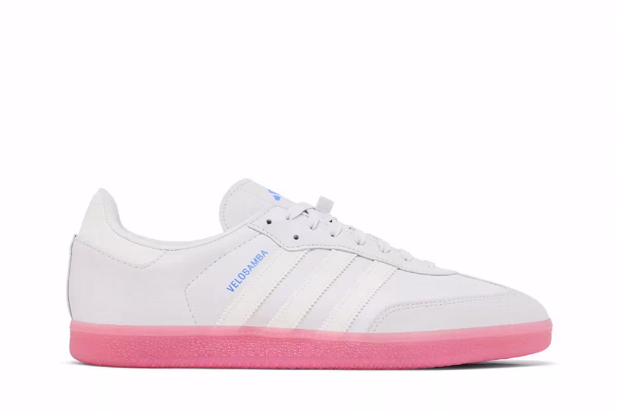 adidas Velosamba Grey Lucid Fuchsia, view 2