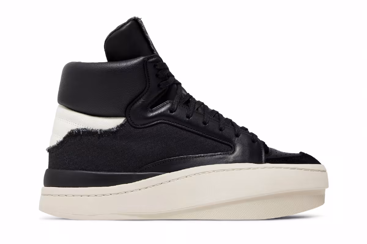 adidas Y-3 Centennial High Black Off White, view 2