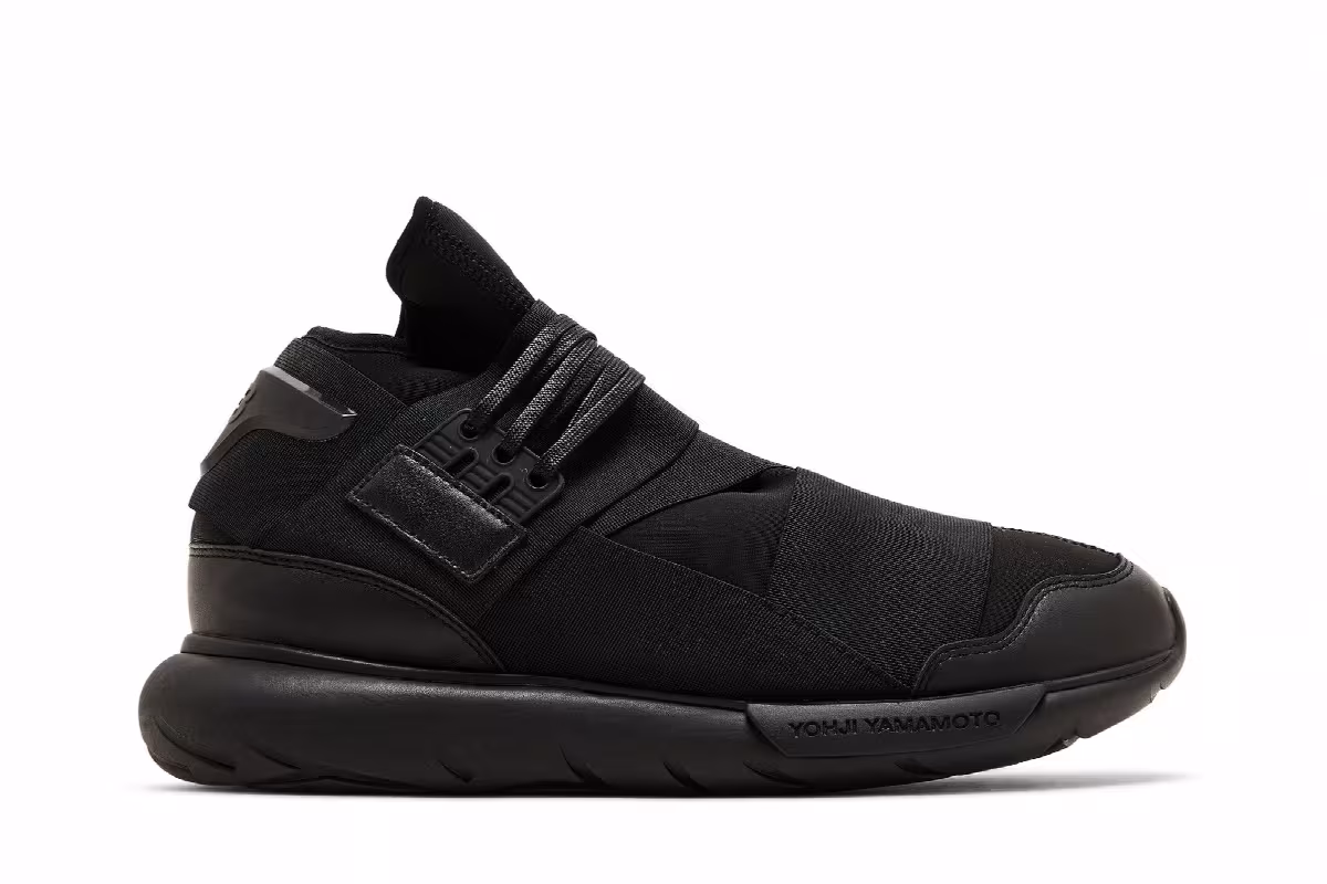 adidas Y-3 Qasa High Triple Black 2023, view 2