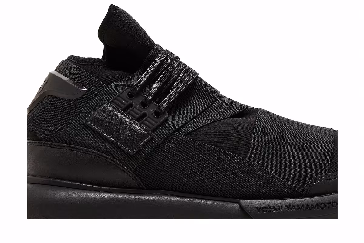 adidas Y-3 Qasa High Triple Black 2023, view 3