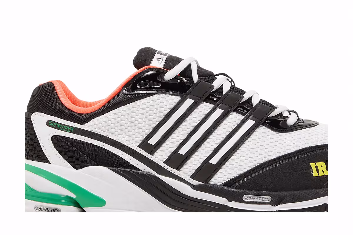 IRAK x adidas Supernova Cushion 7 Black Vivid Green, view 3
