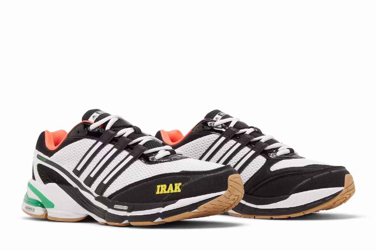 IRAK x adidas Supernova Cushion 7 Black Vivid Green, view 9