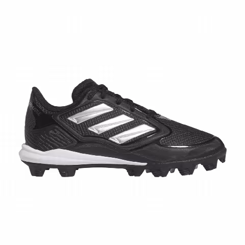 Adidas PureHustle 3 MD J 'Black Silver Metallic'