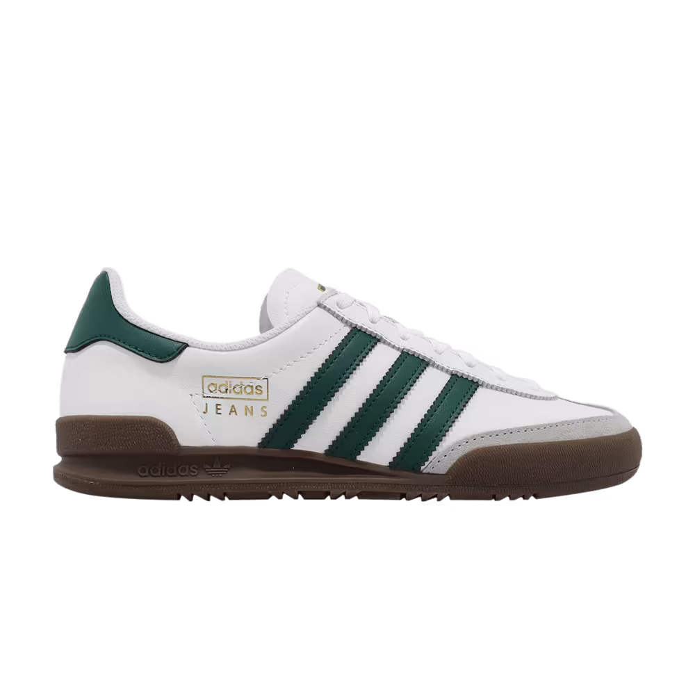 adidas Jeans White Green Gum
