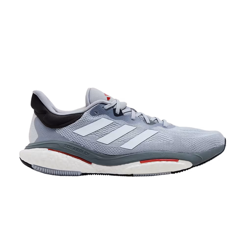 Adidas SolarGlide 6 Halo Silver Scarlet